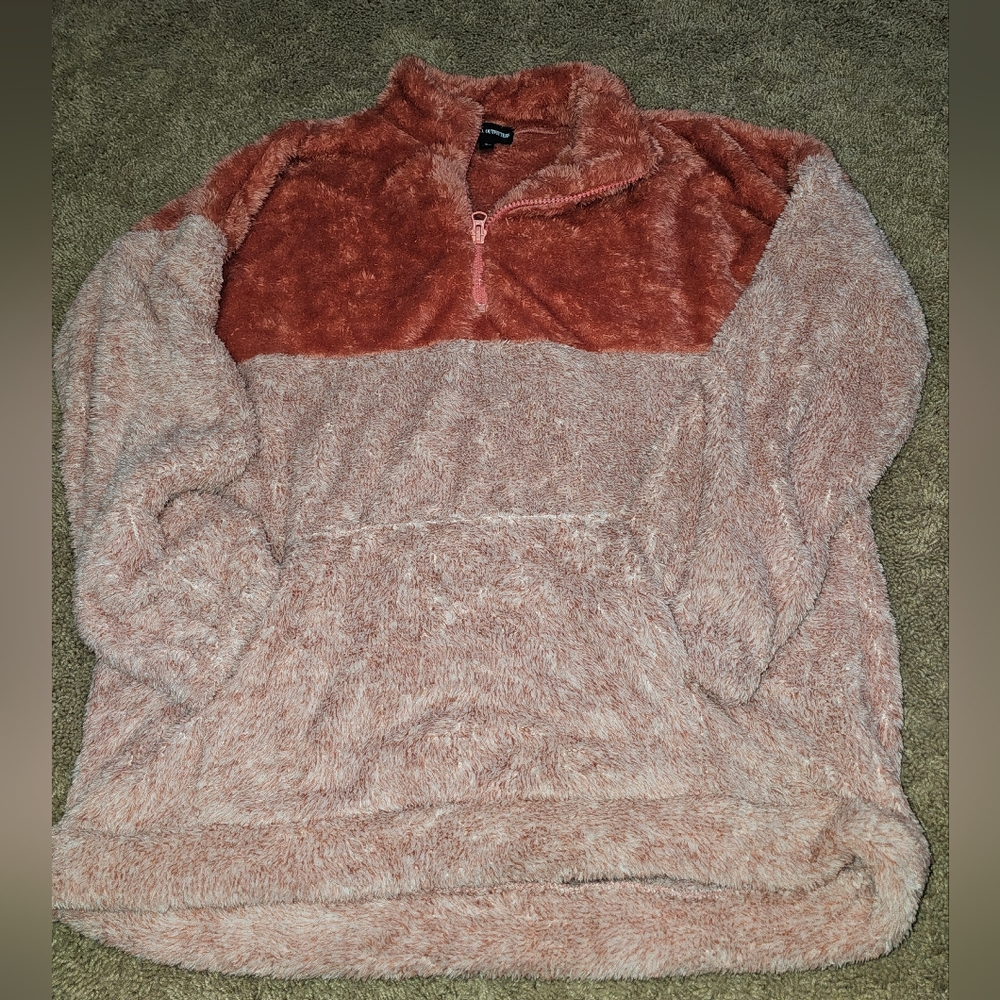 Soft, fuzzy pullover